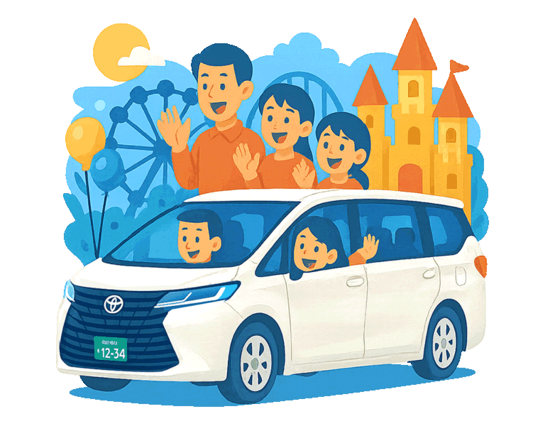 日本親子旅遊包車