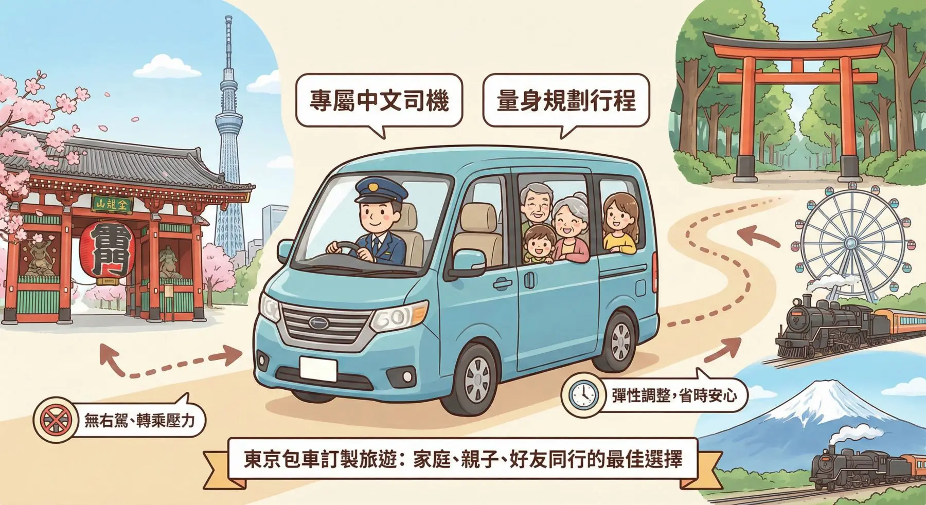 什麼是東京包車訂製旅遊？