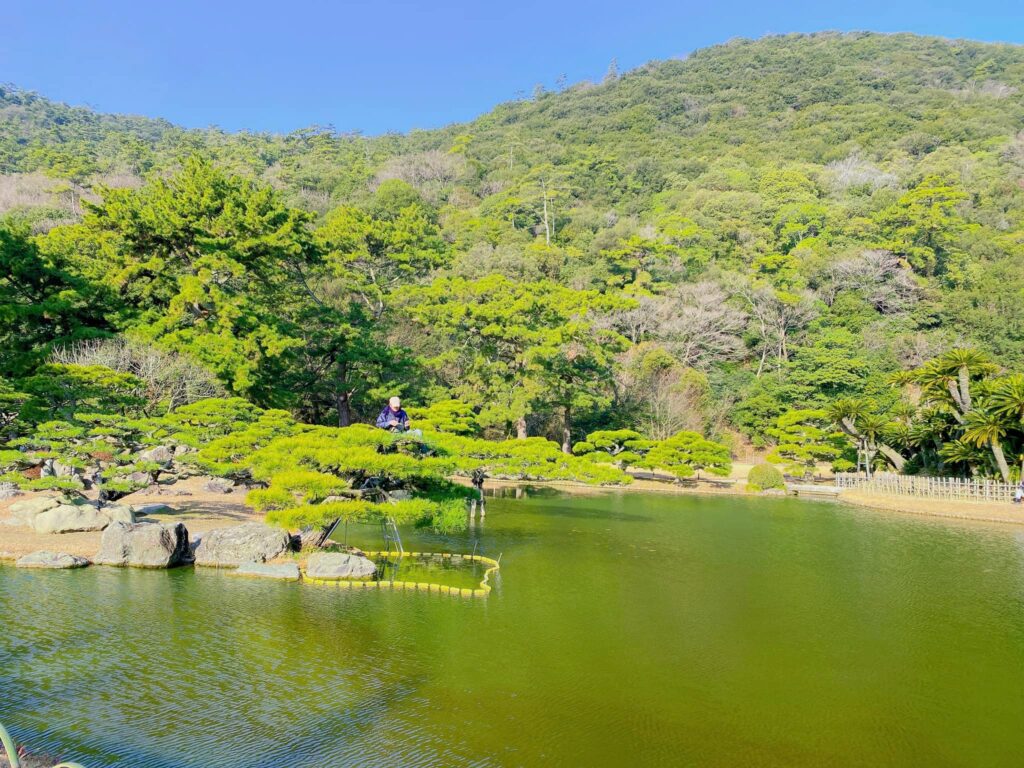 栗林公園-位在高松市的美麗日本庭園