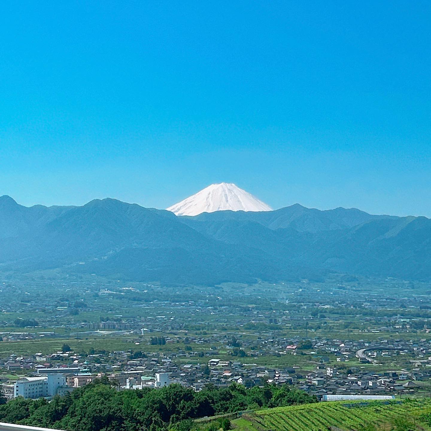 可以看富士山的萩原水果園