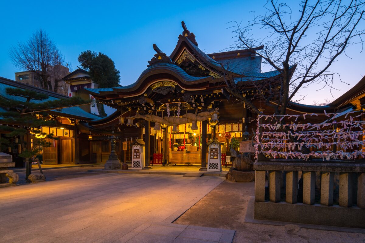 櫛田神社每年舉辦著名的「博多祇園山笠祭」