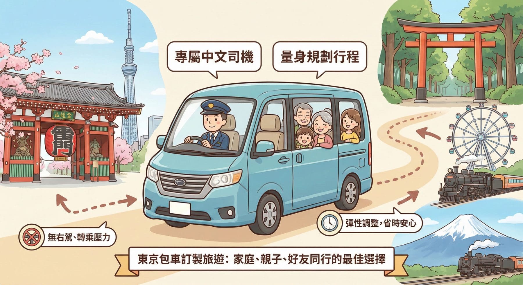 什麼是東京包車訂製旅遊?