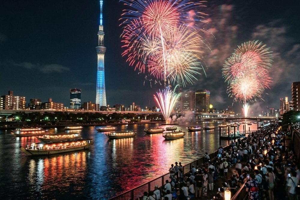 2026東京煙火節官方宣傳_sumida花火大會精美示意圖
