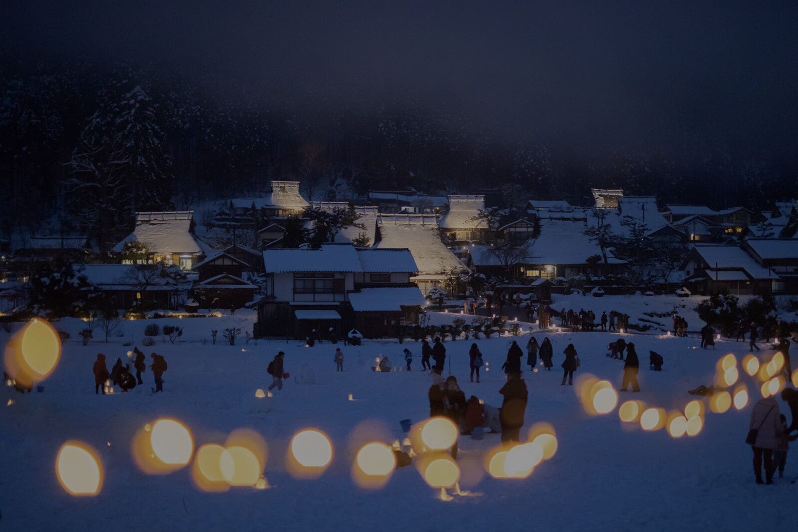 京都美山町雪燈廊：最夢幻的冬季行程