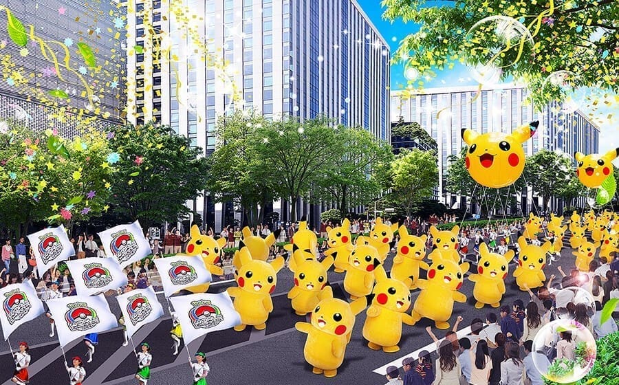 橫濱皮卡丘大量發生！寶可夢夏日祭典