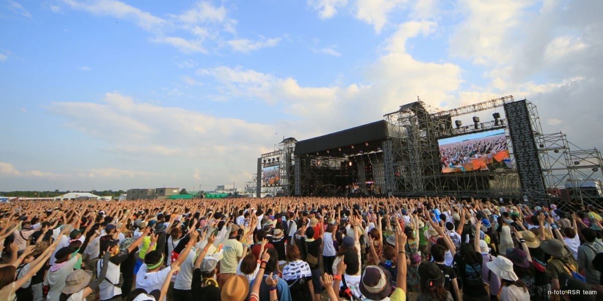 RISING SUN ROCK FESTIVAL 北海道夏季戶外音樂祭會場
