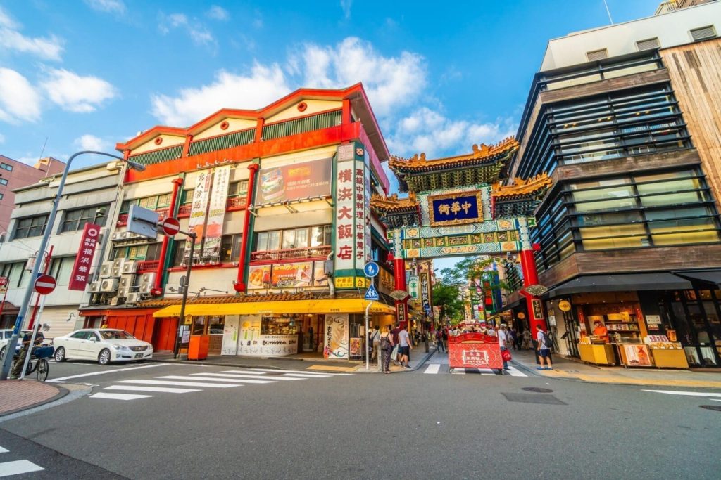 橫濱中華街街區與牌樓