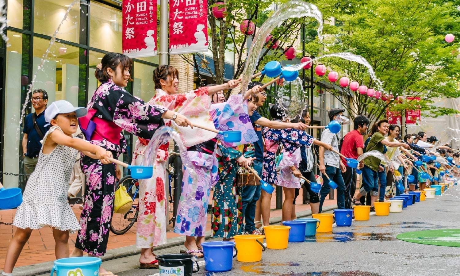 梅田浴衣祭打水大作戰夏季納涼活動