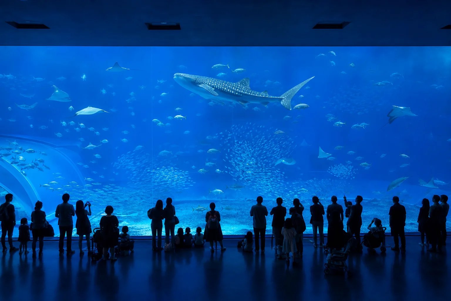 福岡夜間水族館 AI 情境示意圖