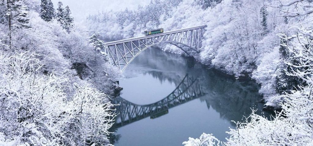 福島大內宿與只見川雪景一日遊