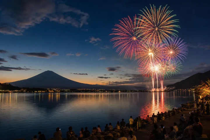 2026河口湖湖上祭攻略|8月5日煙火時間、交通管制與回程