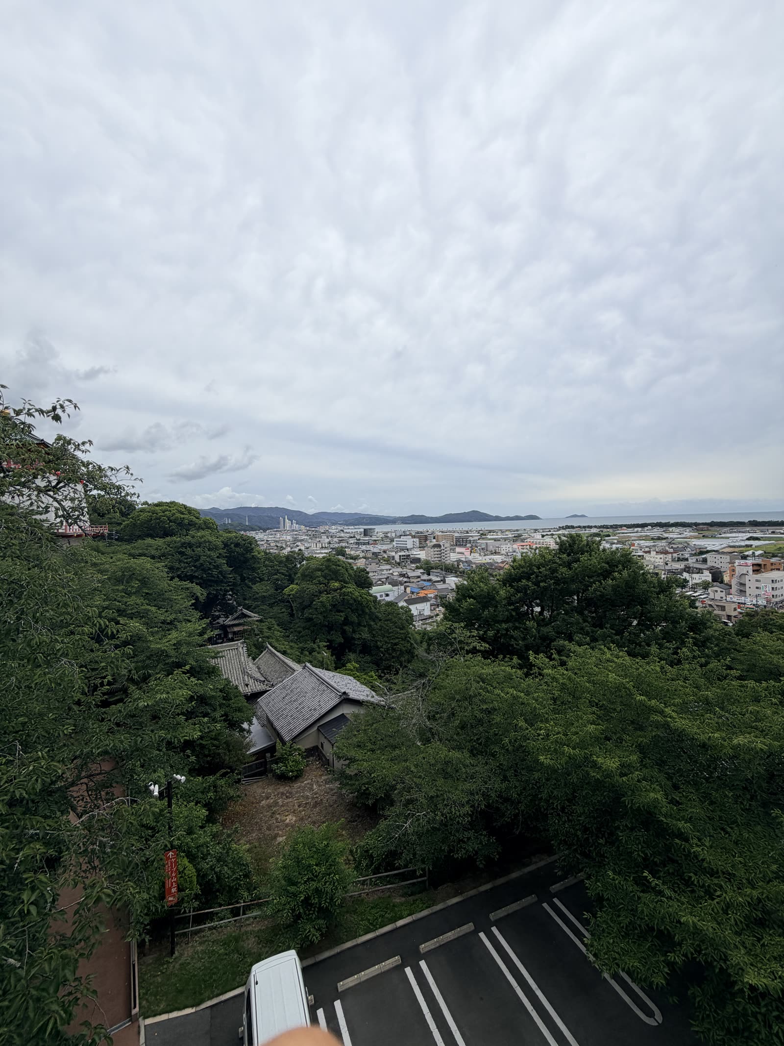 紀三井寺山上眺望和歌山市區
