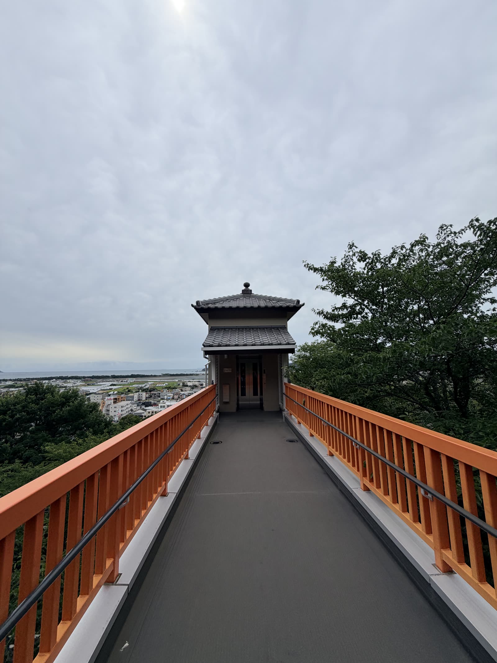 紀三井寺仏殿三樓展望迴廊