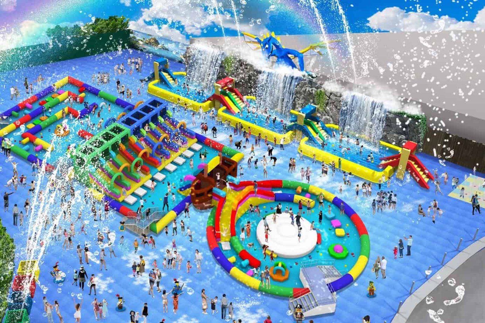 2026 日本樂高樂園夏季活動 - Water Maze II 水上迷宮 II 設施現場