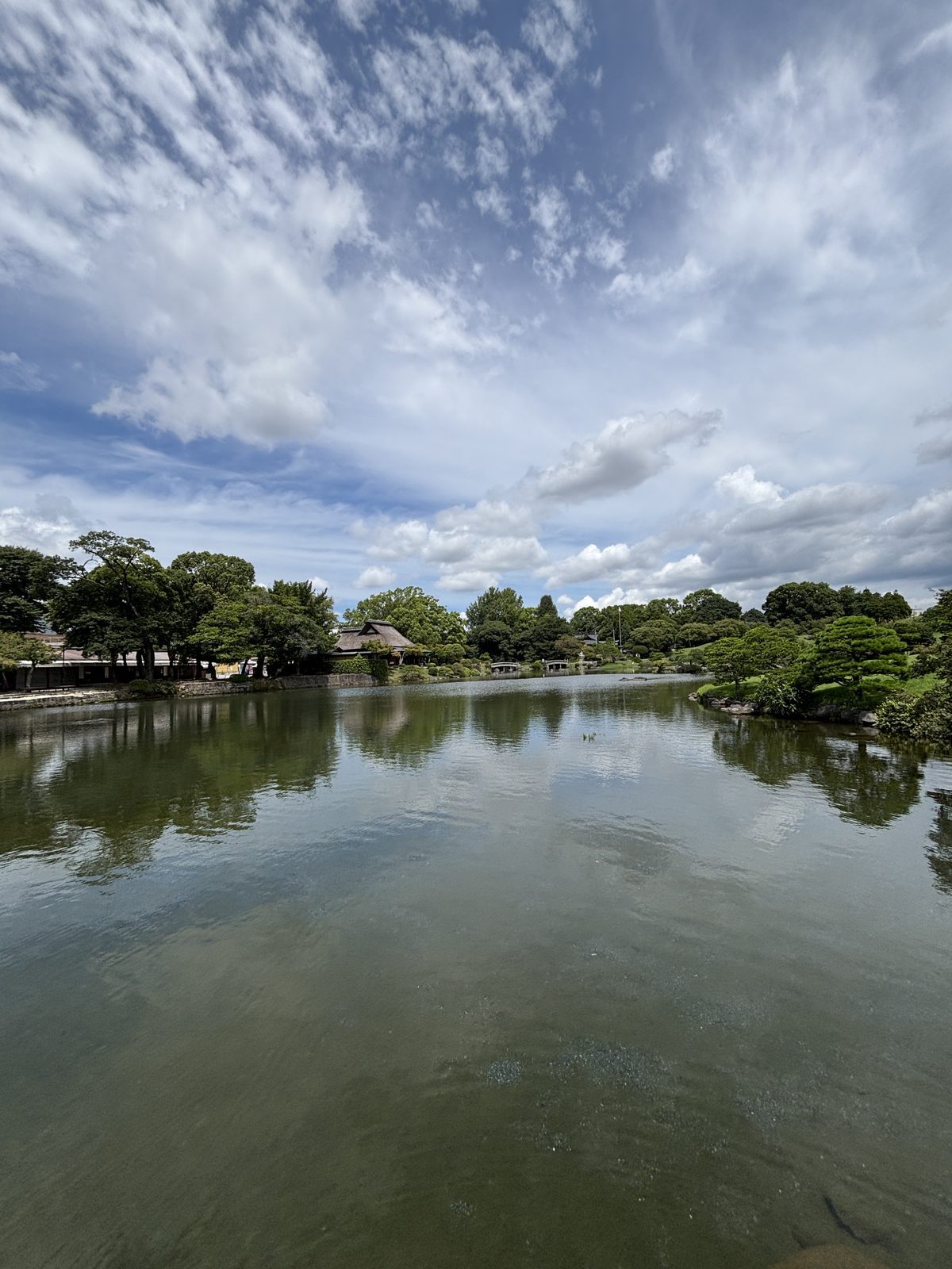 成趣園清澈湧水與岸邊倒影