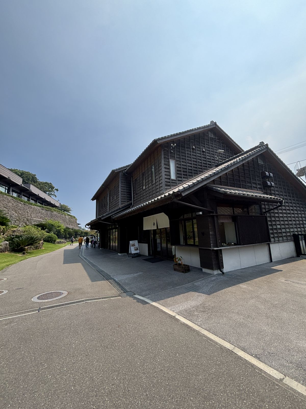仙巖園園區內的傳統木造建築