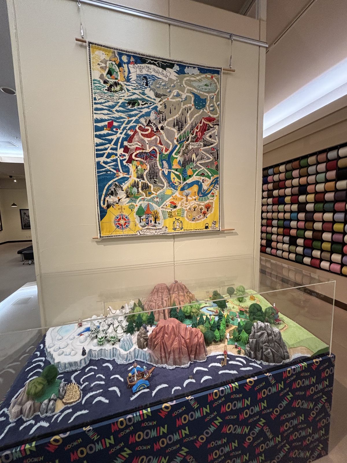毛巾美術館以纖維與布料構成的藝術作品