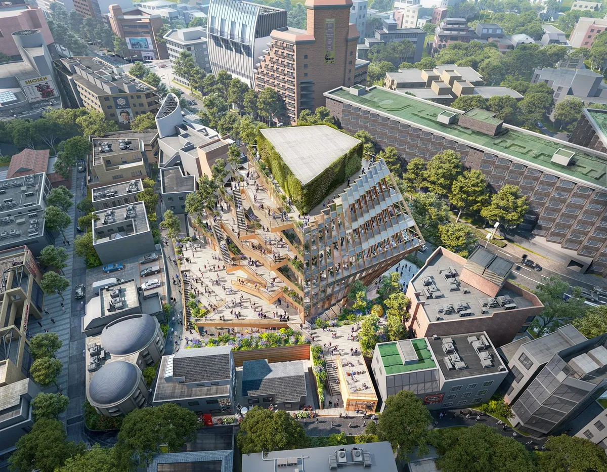 原宿 Quest 表參道側新建築外觀