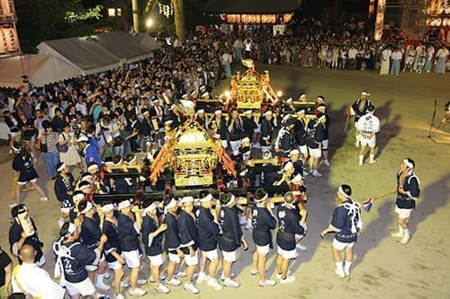 大阪生國魂祭與市區神社夏祭氣氛