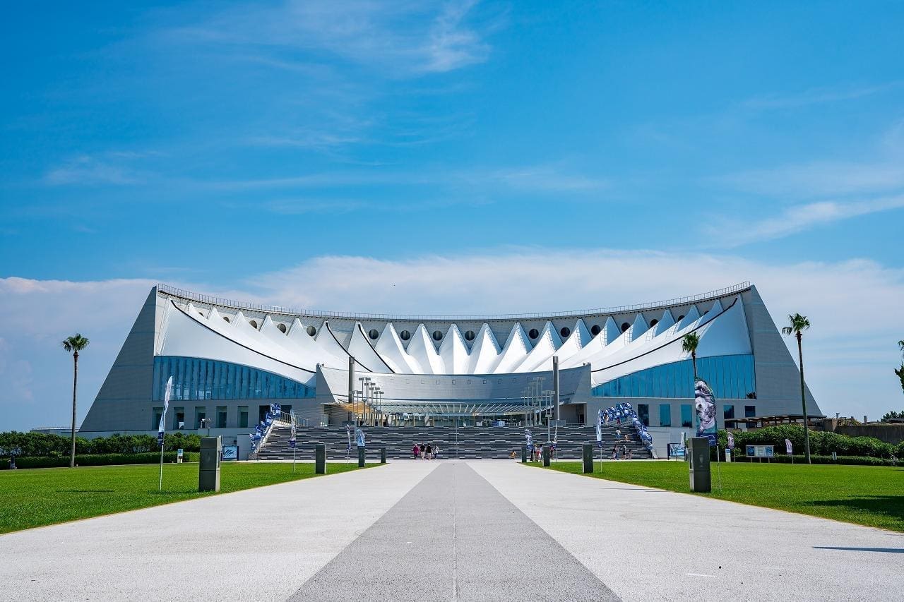 福岡海之中道海洋世界海豚表演與水族館
