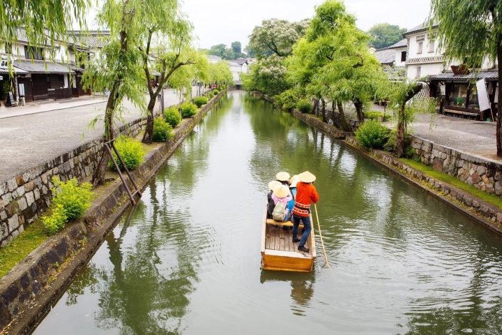 岡山「倉敷美觀地區」深度攻略!白壁土藏木舟漫遊、大原美術館與町家老街實拍體驗