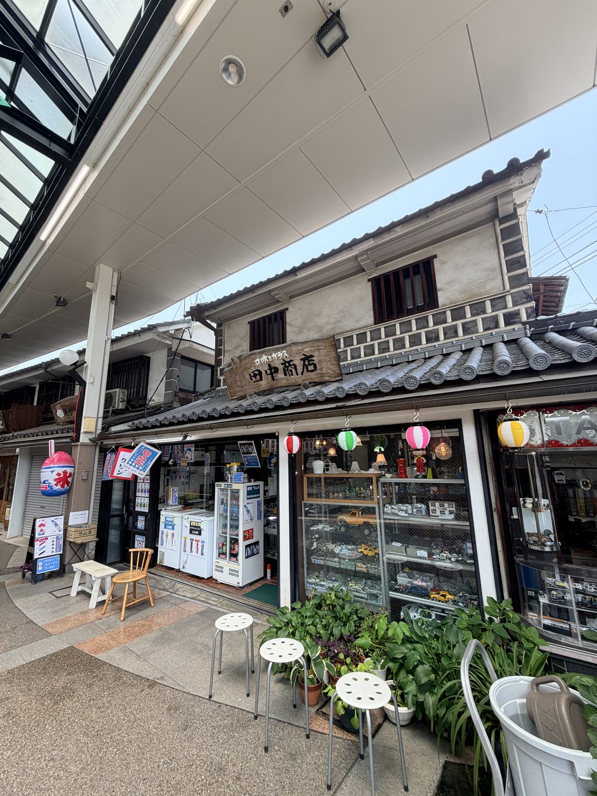 倉敷美觀地區 本町老店田中商店與懷舊昭和玩具