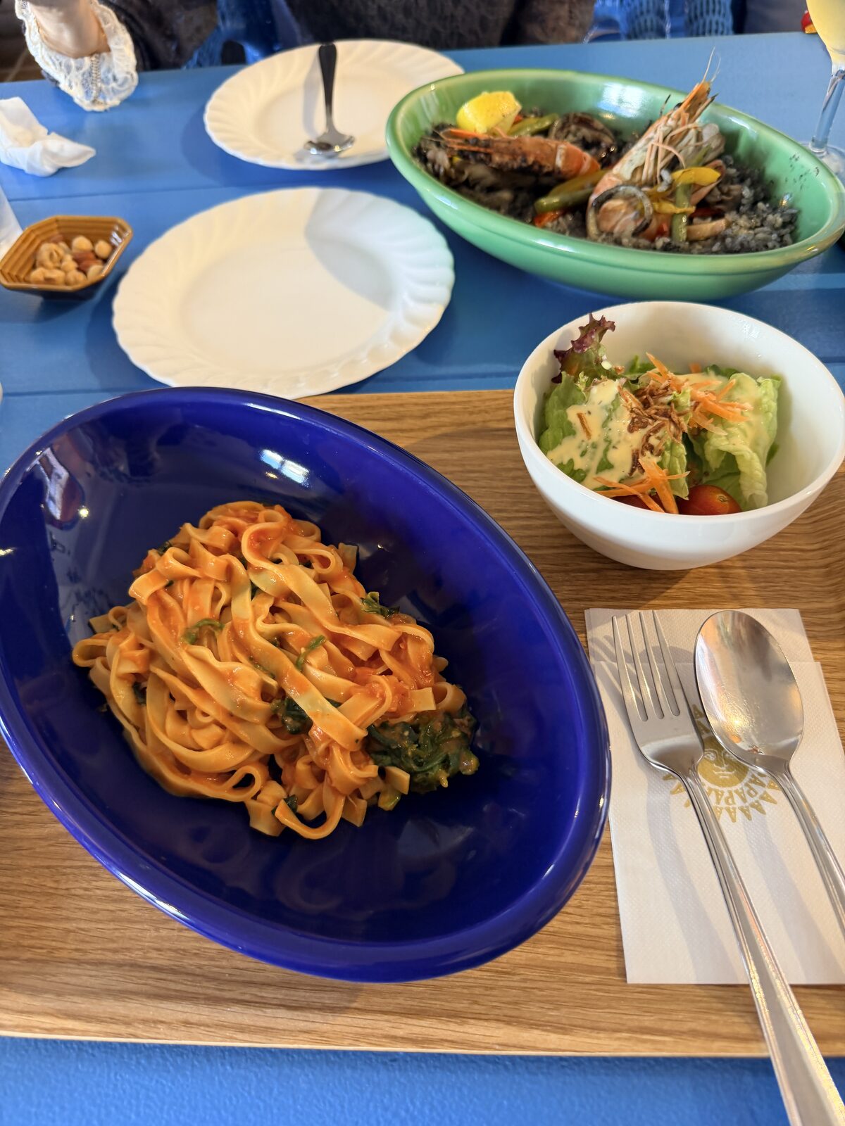 志摩地中海村餐廳義大利麵與沙拉