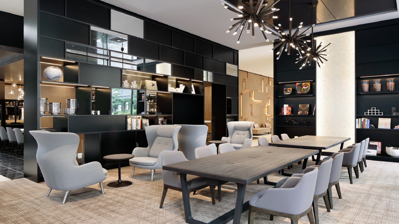 東京銀座 AC 酒店 AC Lounge 大廳交誼空間