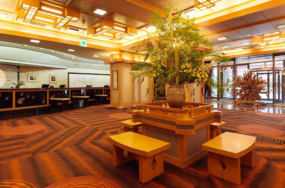 阿寒遊久之里 鶴雅 本館 1 樓的大廳