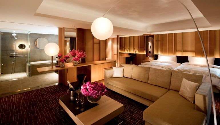 ANA 皇冠假日酒店京都 Suite 起居空間