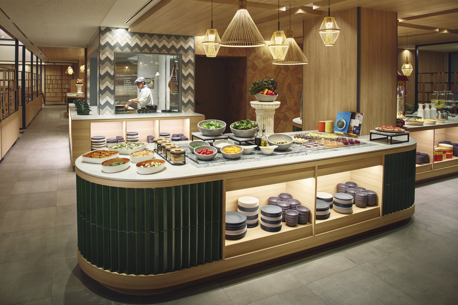 ANA 假日度假酒店輕井澤 Foggi Forest Dining 的自助餐檯