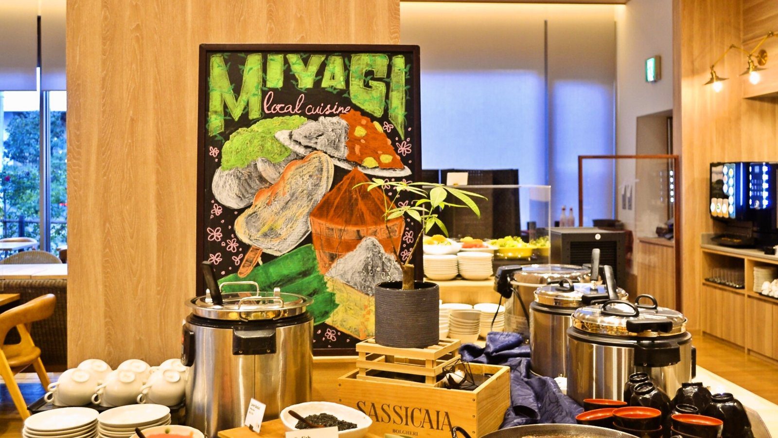 ANA 假日酒店仙台 宮城在地料理早餐檯