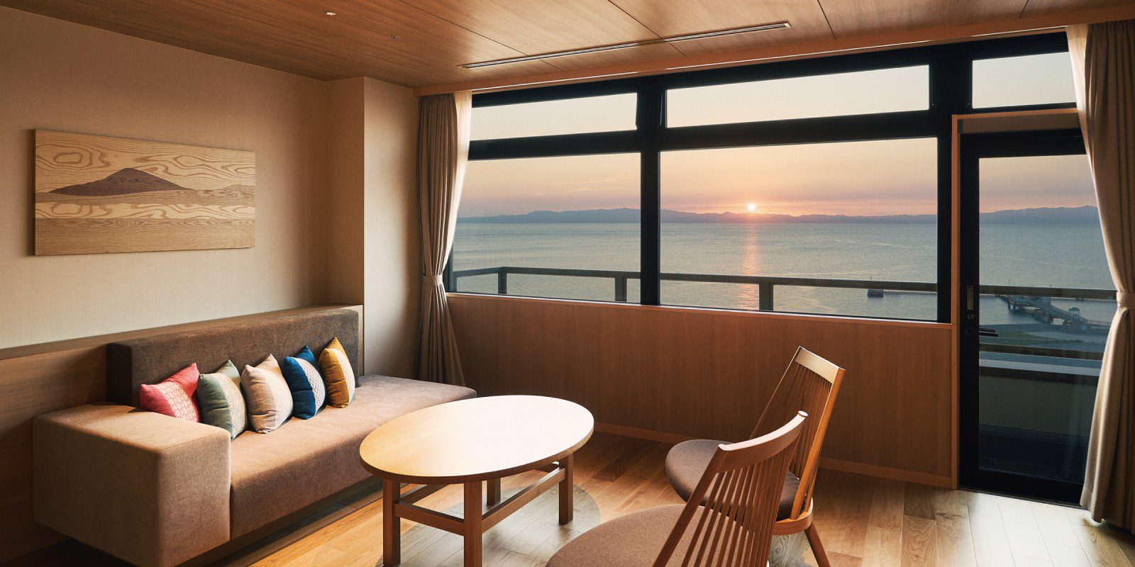 淺蟲溫泉 南部屋・海扇閣 陸奧灣全海景和室客房