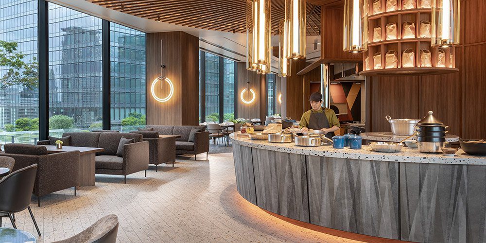 大阪梅田 Canopy by Hilton 酒店 圓形開放廚房的 CC：CARBON COPY