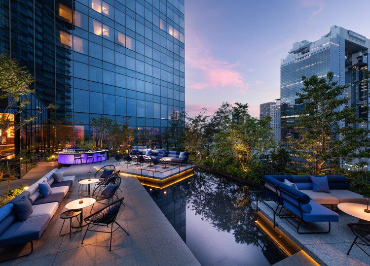 大阪梅田 Canopy by Hilton 酒店 水景露台座位的 !JaJa!Bar