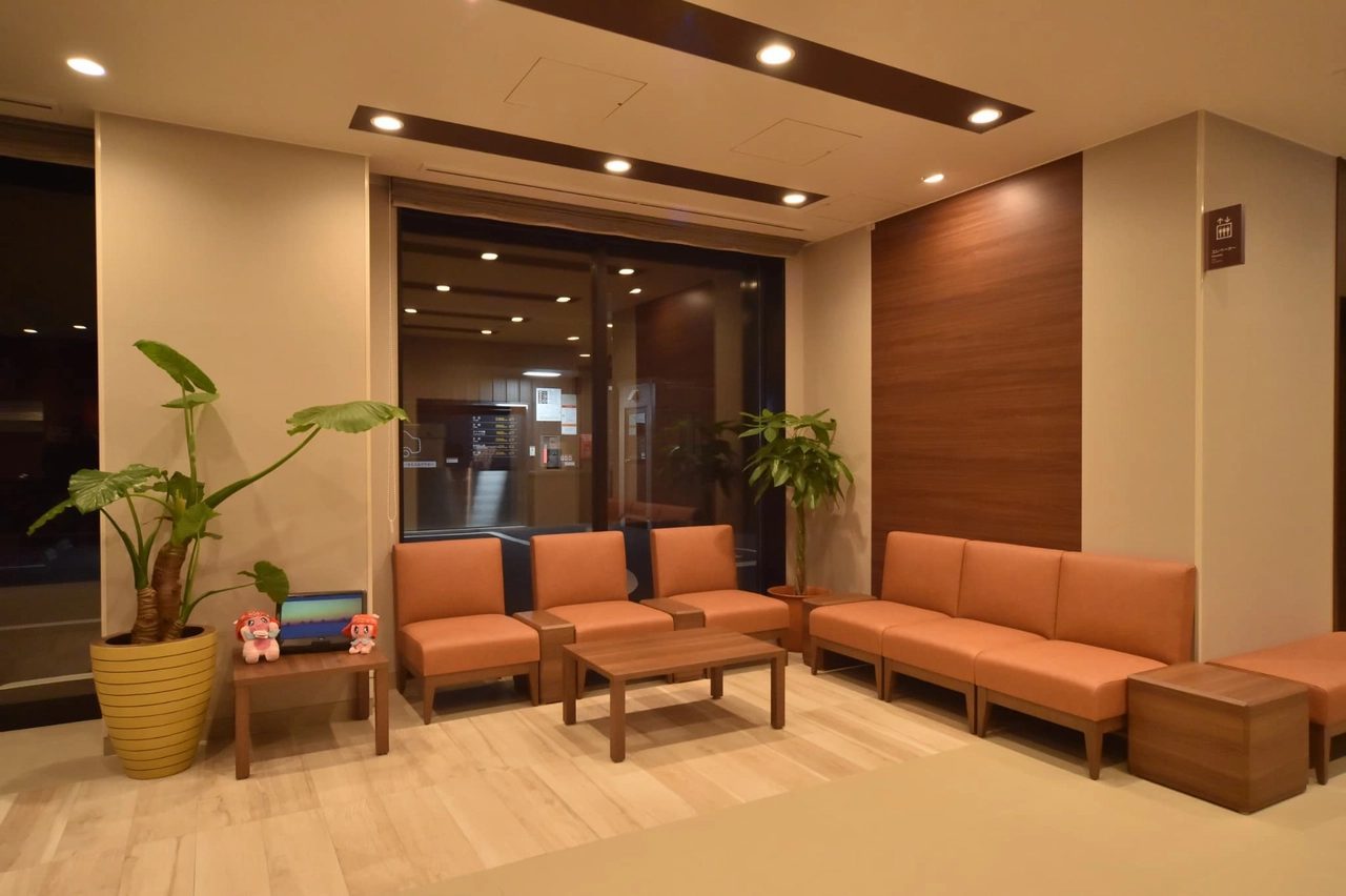 Dormy Inn 網走 大廳的休息空間
