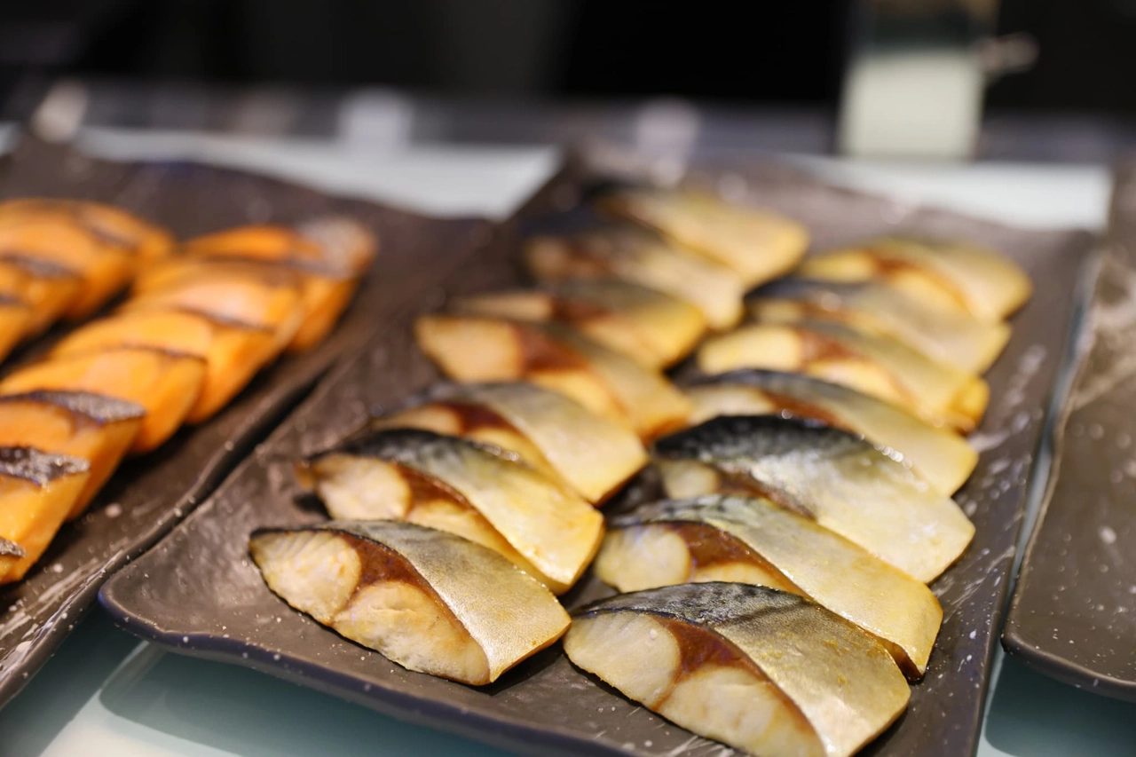 Dormy Inn 青森 早餐的烤魚與青森海鮮