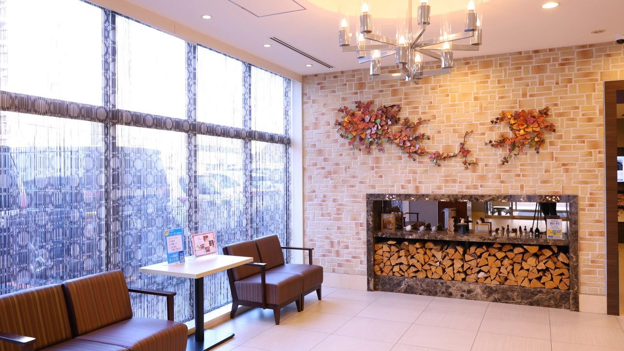 Dormy Inn 旭川 大廳的休息空間