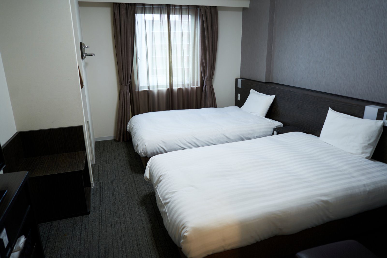 Dormy Inn 東室蘭 兩張單人床的雙床房