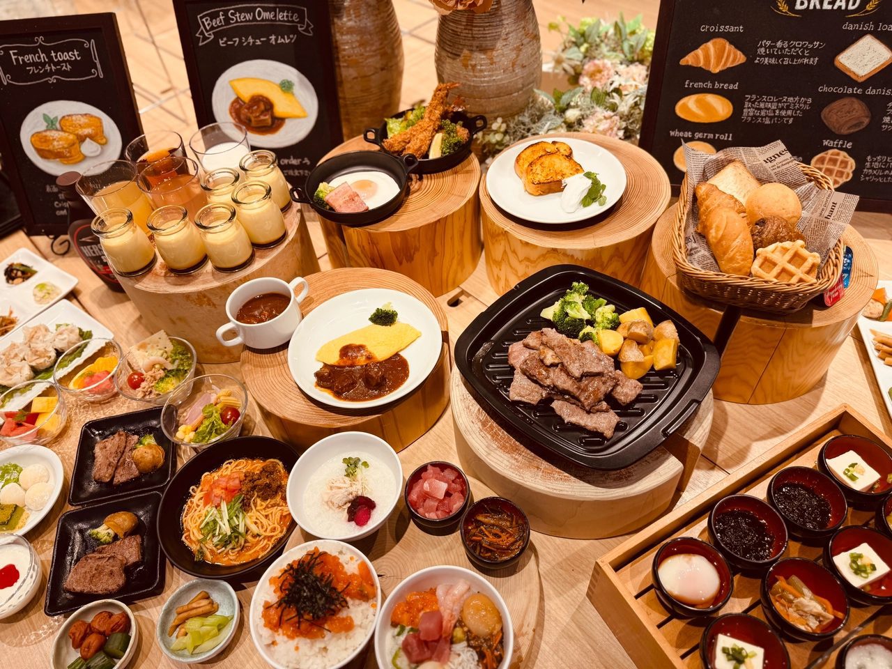Dormy Inn 川崎 早餐的自助餐與當地逸品