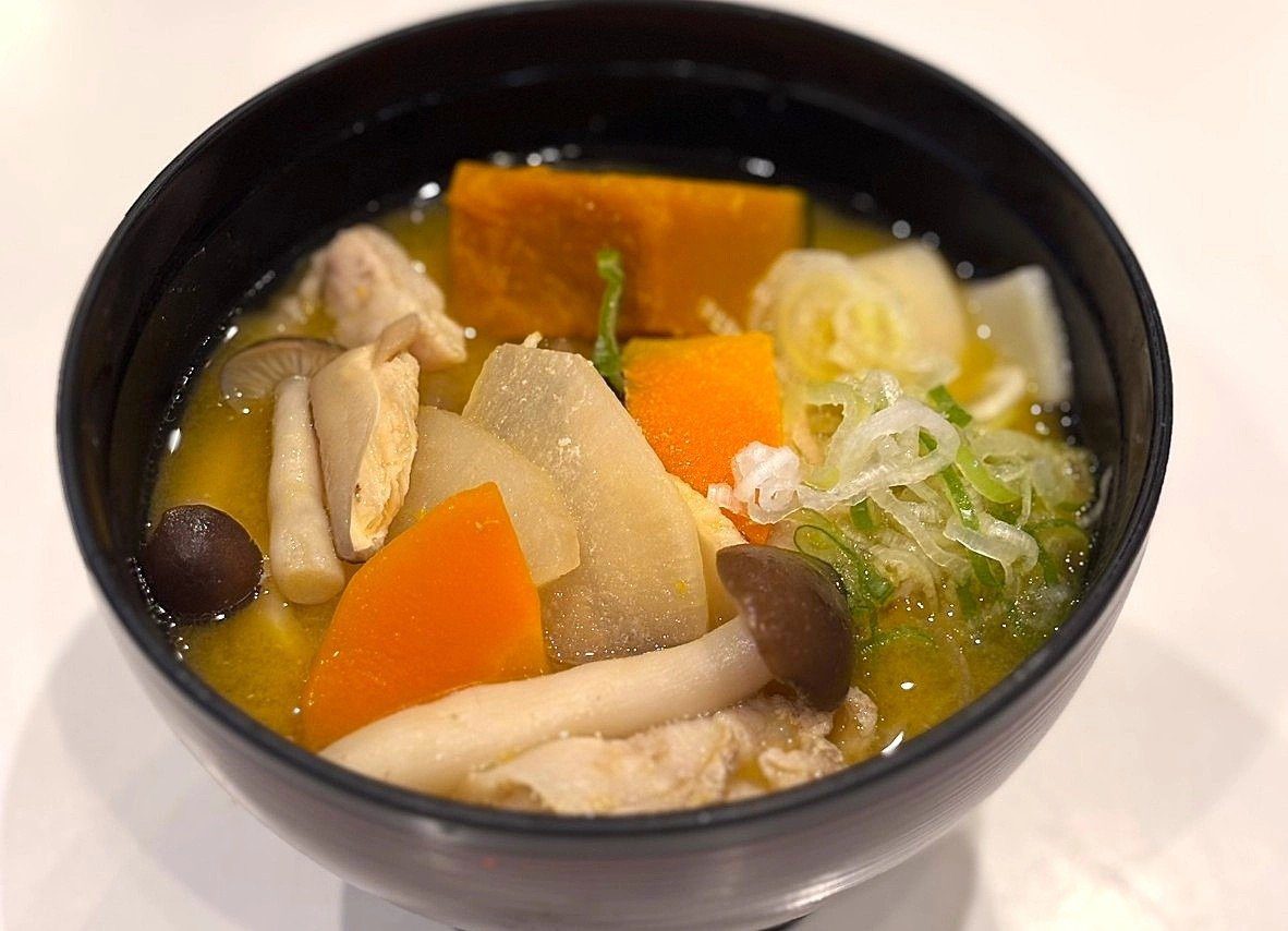 Dormy Inn 甲府丸之內 早餐碗裡的南瓜餺飥