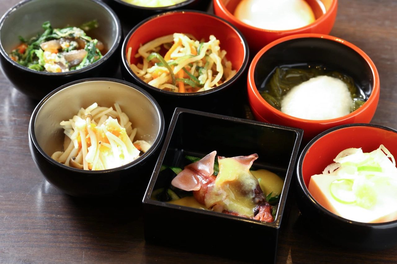 Dormy Inn 長野 早餐的小缽料理