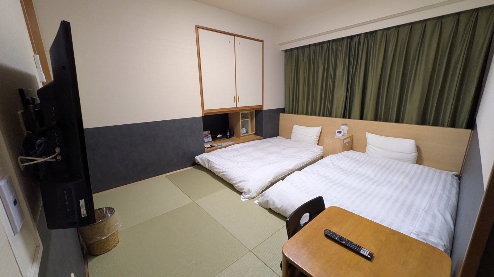 Dormy Inn 帶廣 鋪榻榻米與兩組床墊的和室