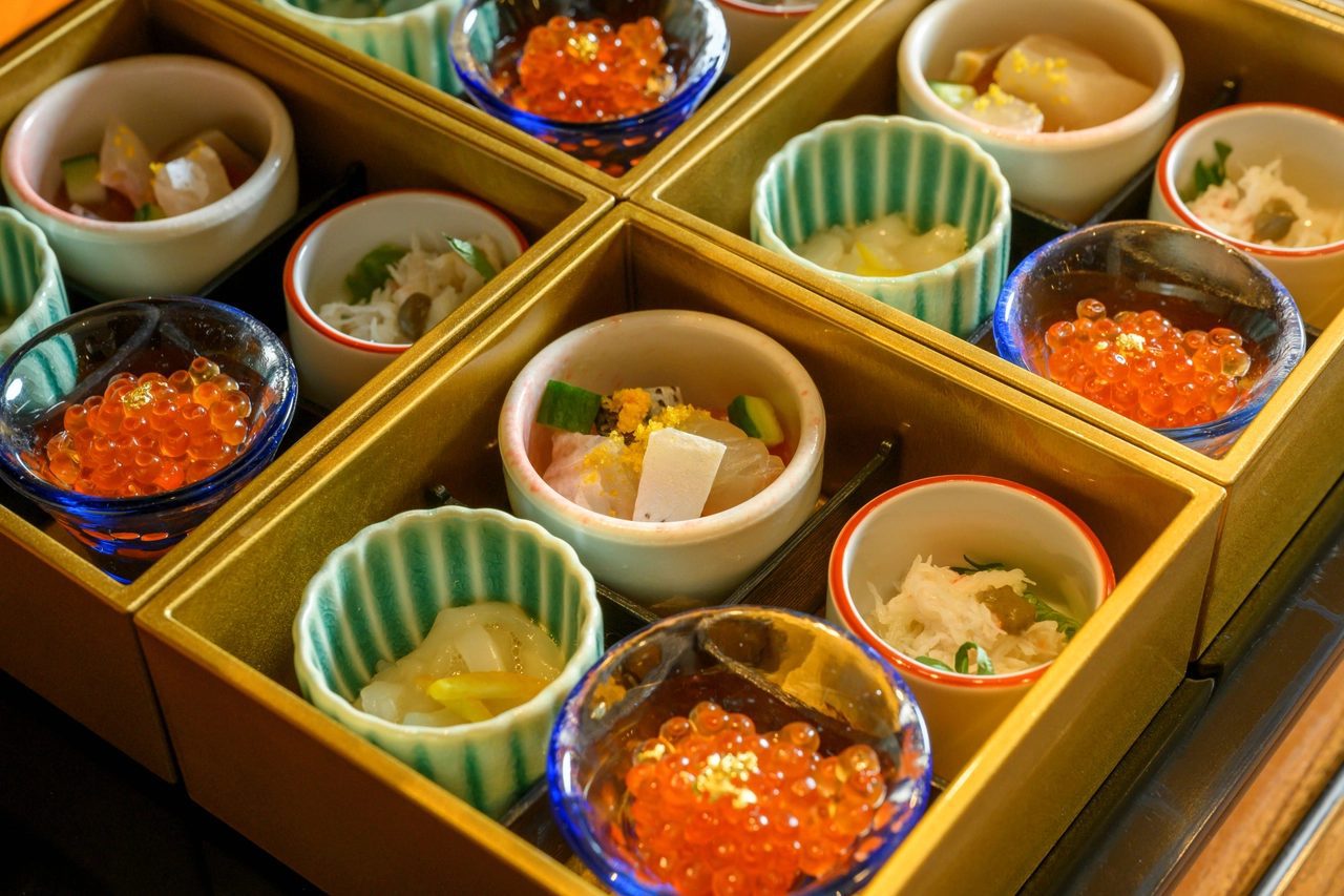 Dormy Inn PREMIUM 銀座 早餐的「海鮮玉手箱」