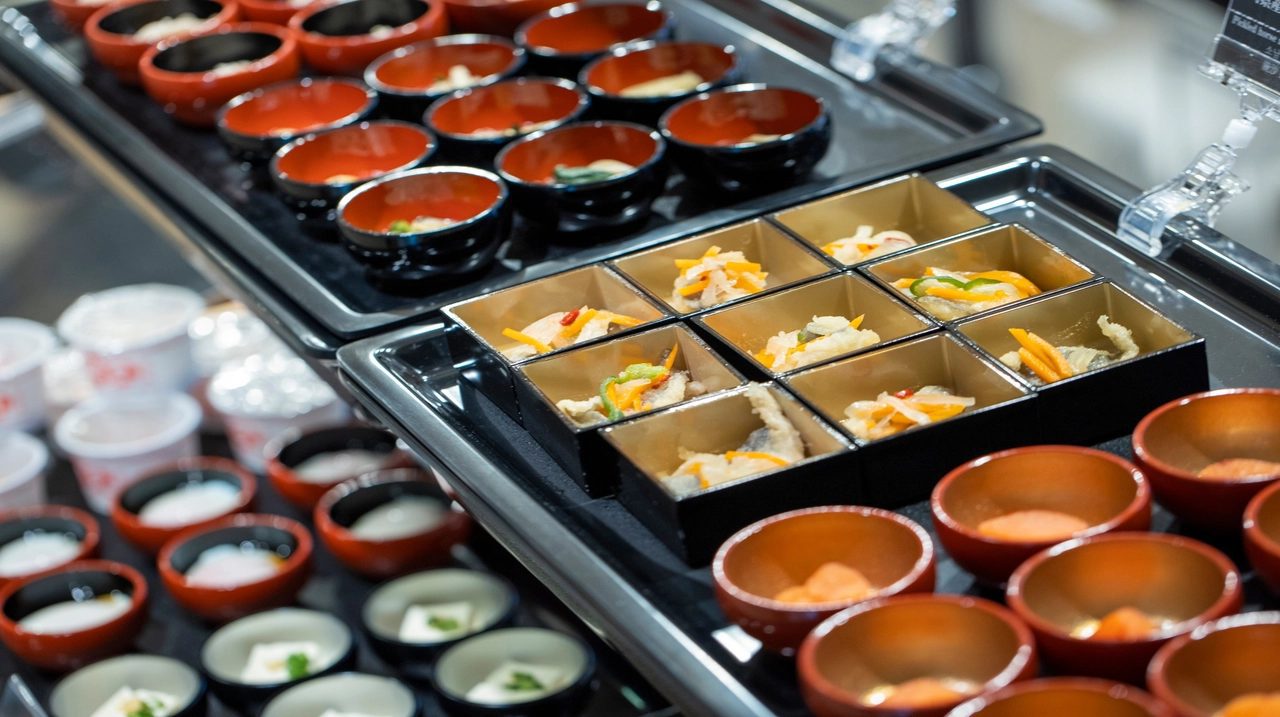 Dormy Inn PREMIUM 長崎站前 早餐的小缽料理