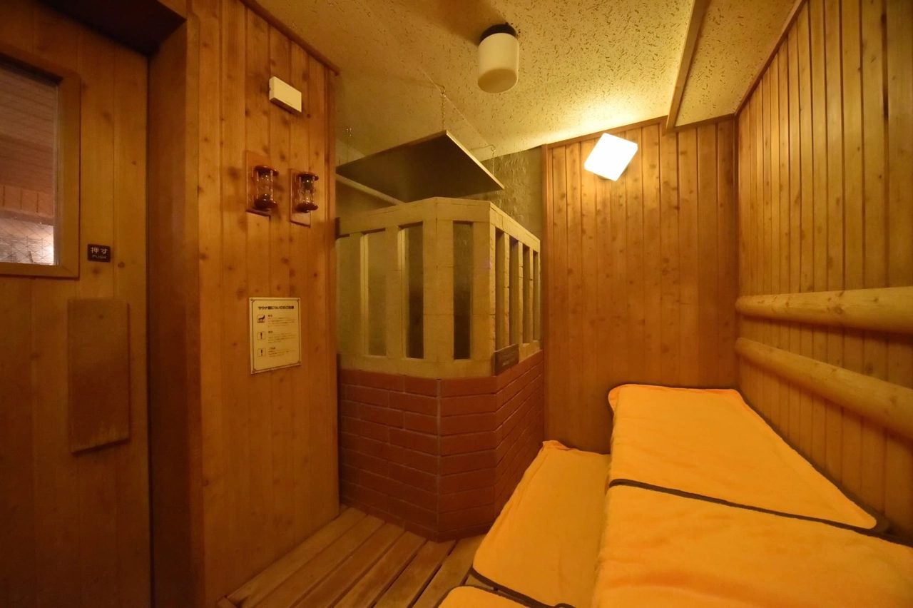 Dormy Inn PREMIUM 札幌 男湯的高溫乾式三溫暖