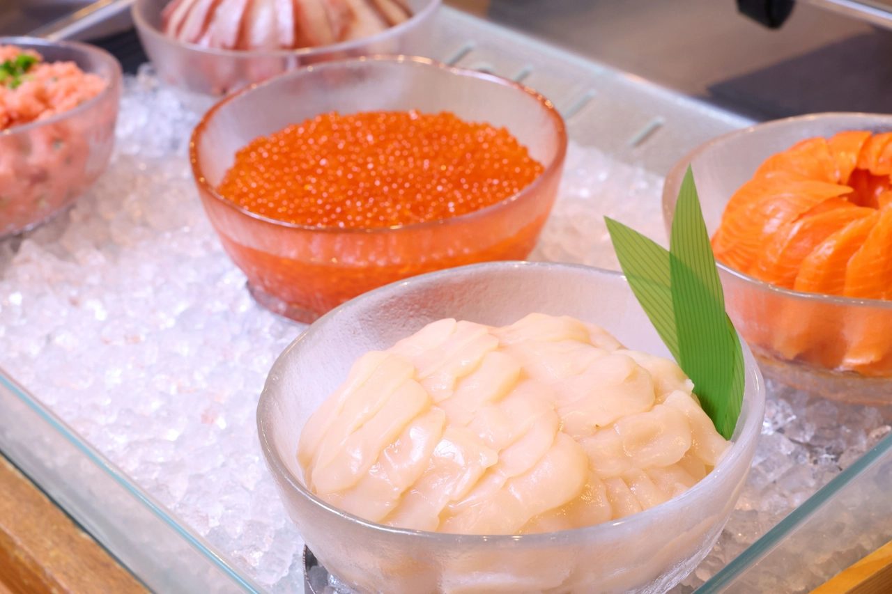Dormy Inn 札幌 ANNEX 早餐的海鮮