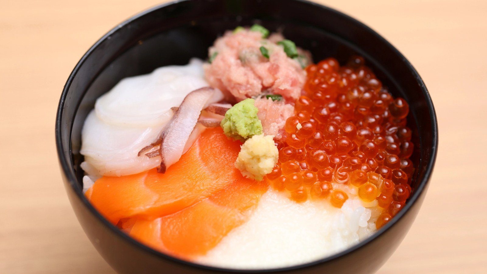 Dormy Inn 稚內 早餐的海鮮丼