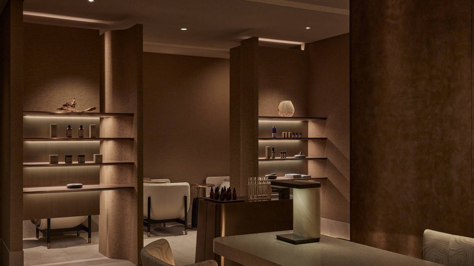京都都喜天闕酒店 Devarana Spa 的接待空間