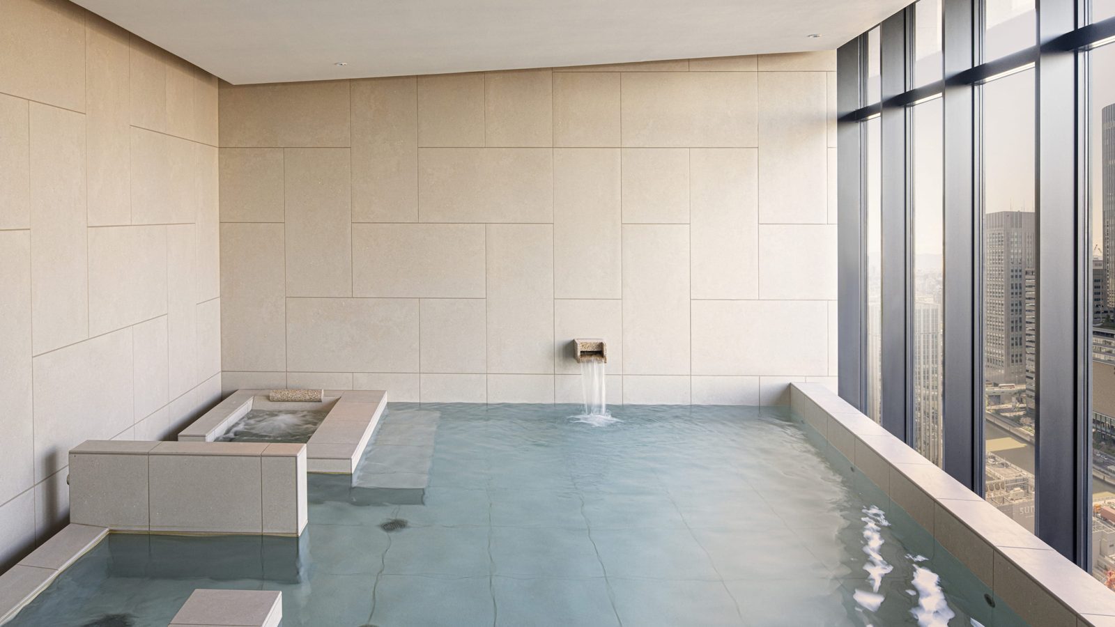大阪四季酒店 SPA 的日式浴槽